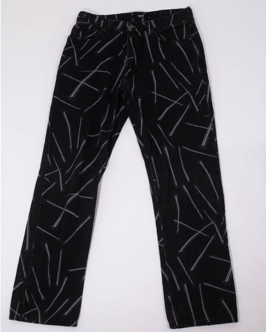 Jaded London Nail Pattern Jeans